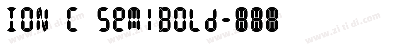 ION C SemiBold字体转换